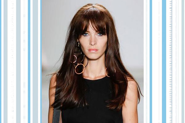 curtain bangs hairstyles for big foreheads