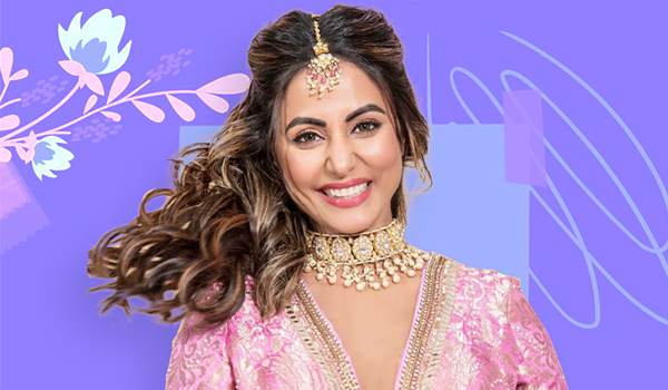 Get the look: Hina Khan’s glam wedding guest makeup look 