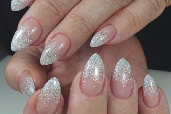 Glitter French Ombre - Baby Boomer Nails | Revel Nail Dip Powder - YouTube