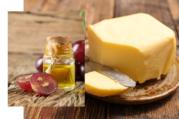 Swap butter or oil for grape seed oil
