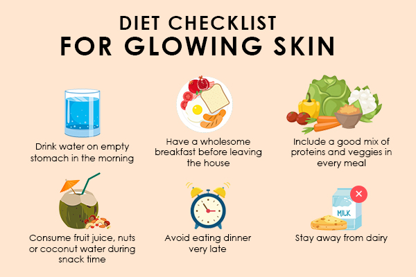 Glowing on sale skin food