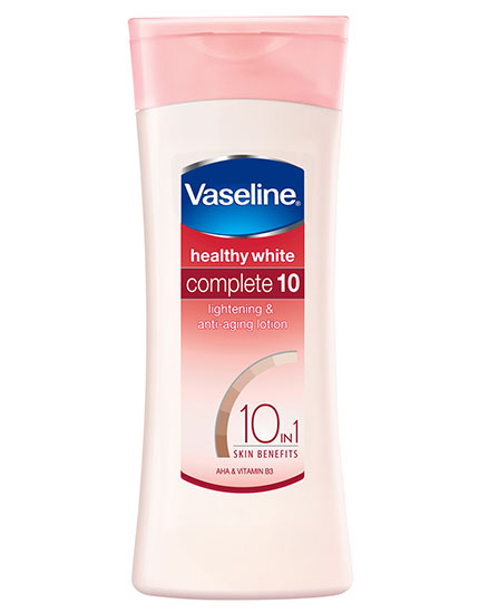 Rely on the Vaseline Healthy White Complete 10 will help you to love your skin