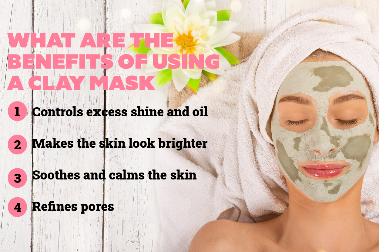 Amazing benefits of using a clay mask