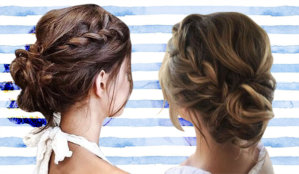The basic bun just got a chic messy makeover 