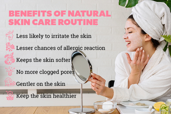 Natural skin outlet care routine