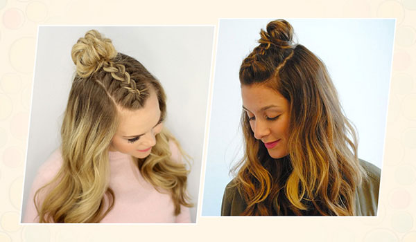 How to do a Mohawk braid top knot hairstyle