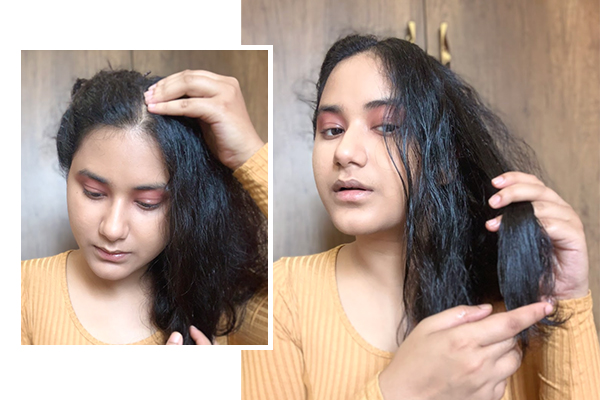 A BB editor shows you the right way to oil your hair