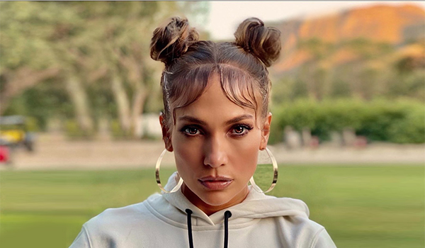 Get The Look Jennifer Lopezs 90s Inspired Space Buns 2762