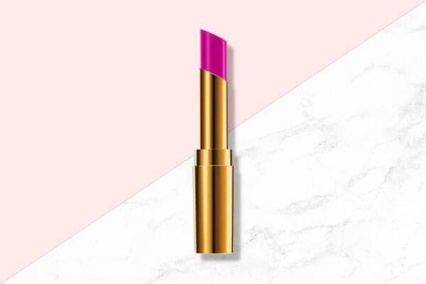 Finish off with a pop of colour on your lips