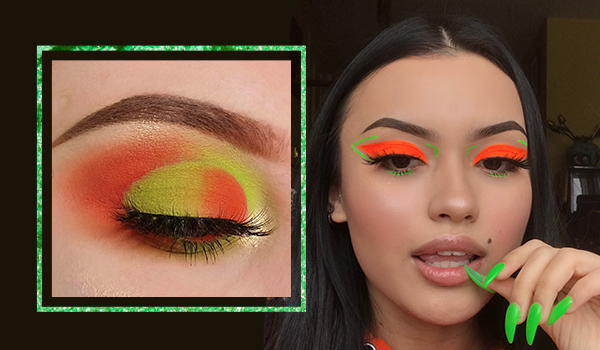 5 fun and non-boring orange and green eye makeup looks to flaunt on Independence Day