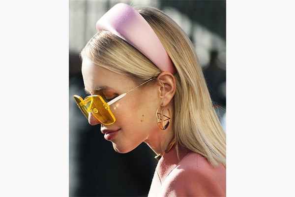 Padded headbands—the all-new runway trend that deserves a huge shout-out
