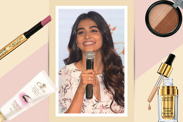 pooja hegdes makeup look from citra launch