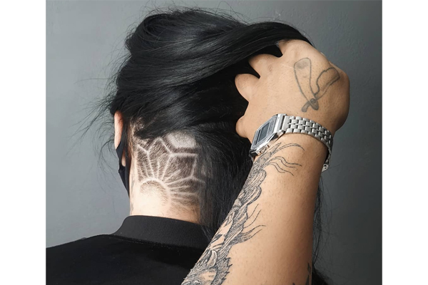 Hair Tattoo Designs - 25 Cool Mens Hairstyle - YouTube