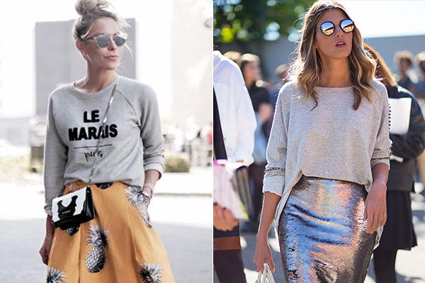 5 ways to style a sweatshirt this winter