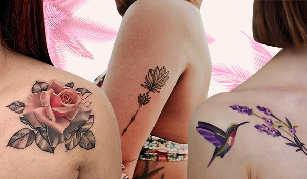 70+ Beautiful Tattoo Designs For Women : Blue & Pink Butterflies I Take You  | Wedding Readings | Wedding Ideas | Wedding Dresses | Wedding Theme