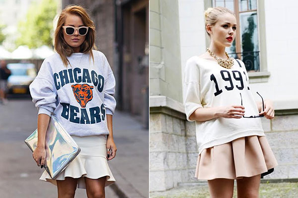 Style with hot sale sweatshirt