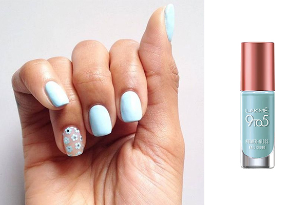 ILNP Bluebird - Perano Blue Speckled Nail Polish | Blue gel nails, Short  acrylic nails, Blue nails
