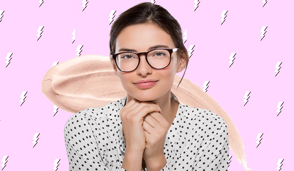 Try this genius makeup hack to prevent marks on the nose while wearing glasses 
