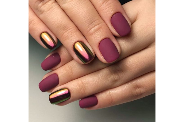 Coffin-shaped nails