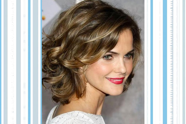 wavy layers hairstyles for big foreheads