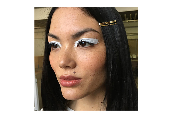 Abstract - white eyeshadow looks